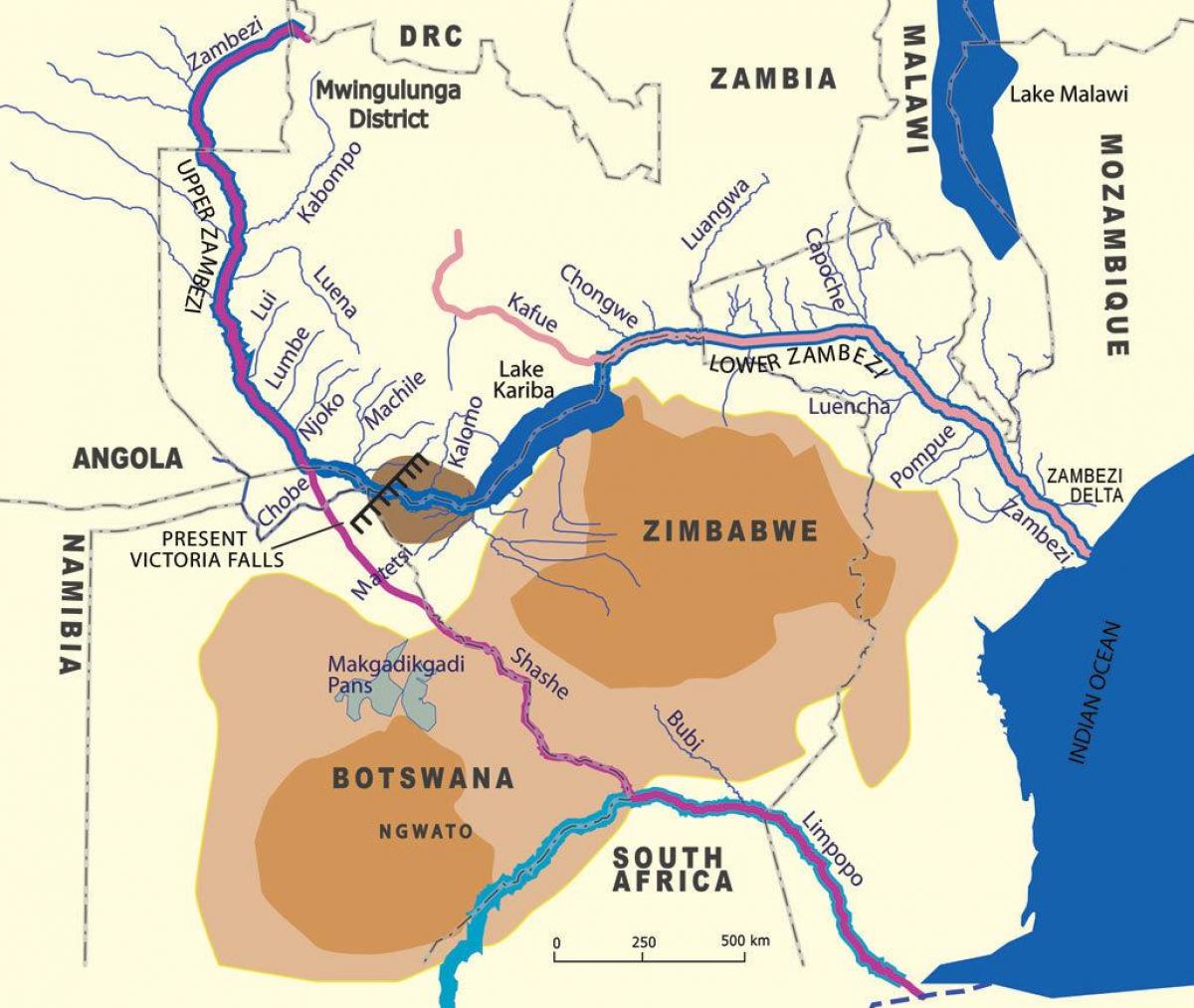 המפה הגיאולוגי zambi
