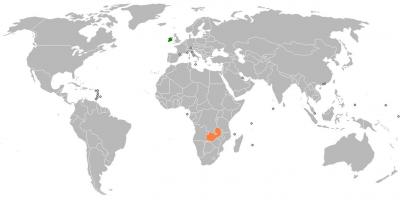 זמביה מפת העולם